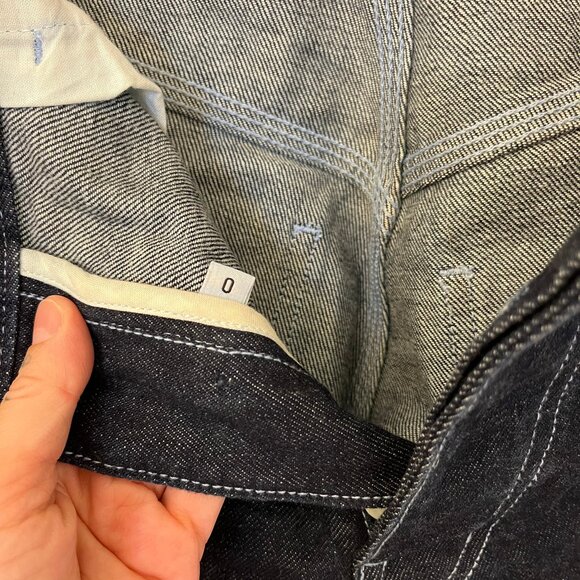 Jesse Kamm Patchfront Handy Pants - Dark Blue Japanese Denim Size 0 - Picture 4 of 4